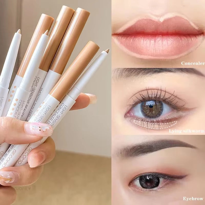 SilkCover™ Full Cover Concealer Stick – Waterproof Spot & Blemish Corrector for Flawless Face, Brows & Lips