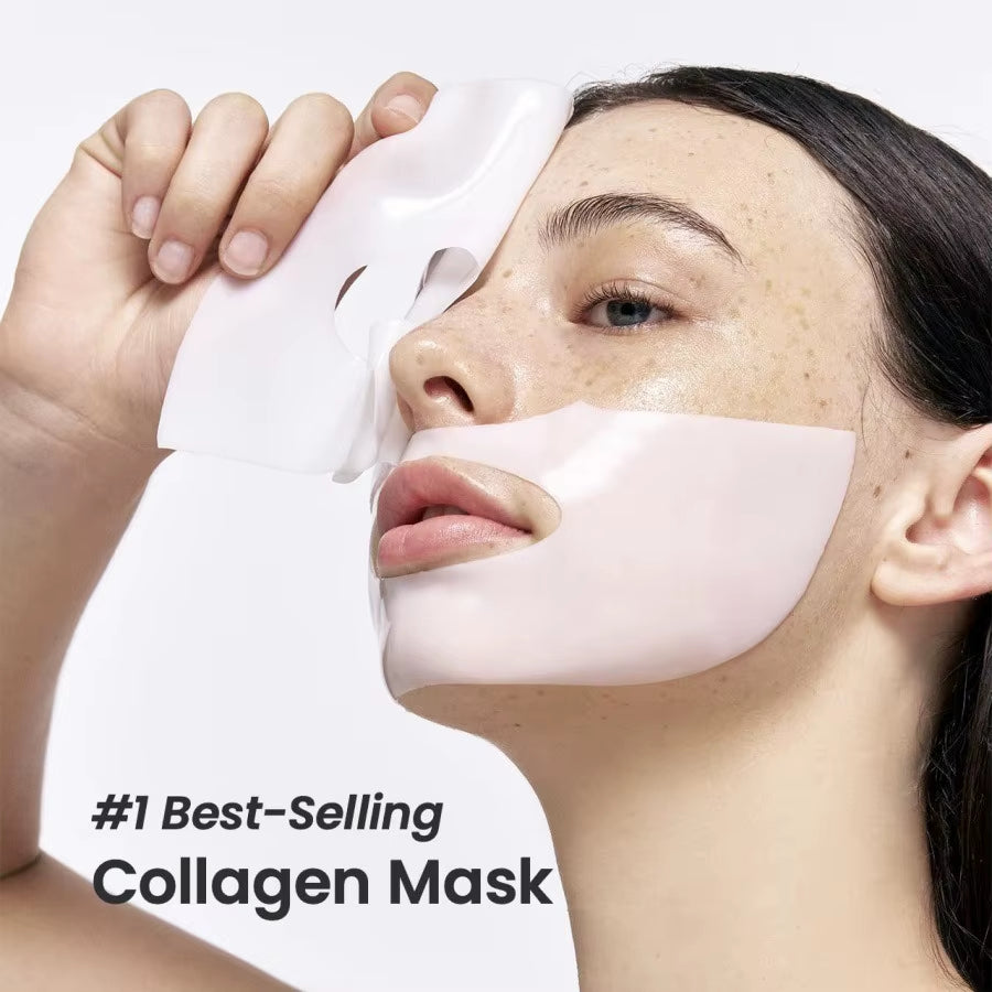 GlowDrench™ Bio Collagen Face Mask – Deep Hydration & Pore Refining (1/4/10 Pcs)